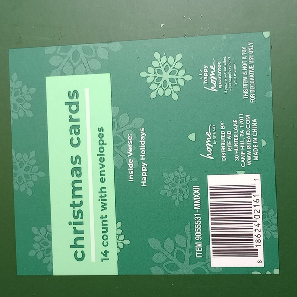 Christmas Cards. HAPPY HOME . 14 Count with Envelopes. NWT. Unopened Box. - Picture 4 of 6